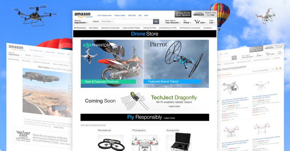 amazon online drones store