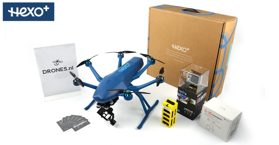 hexo plus squadrone system hexacopter dronesnl doos gimbal walkera gopro hero actiecamera 2015