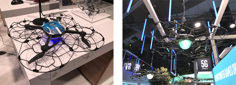 Intel’s lichtshow met 250 drones in Las Vegas