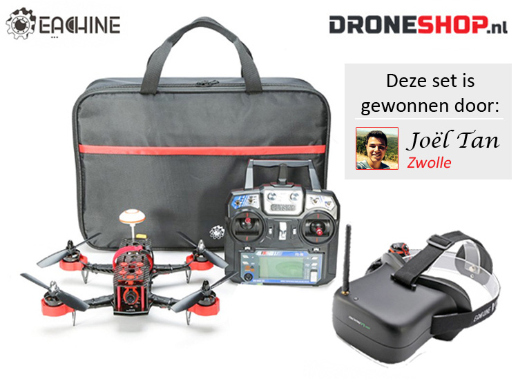 Joël Tan winnaar winactie i.s.m. Droneshop.nl