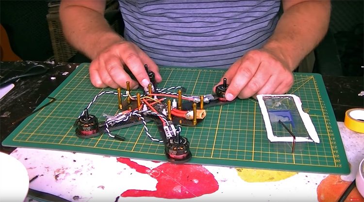 The birth of a FPV racedrone